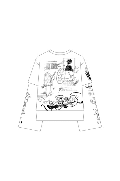 🎧 natori - natorium-archive Layered long T-shirt ♪︎ - 【長期預購-202603】