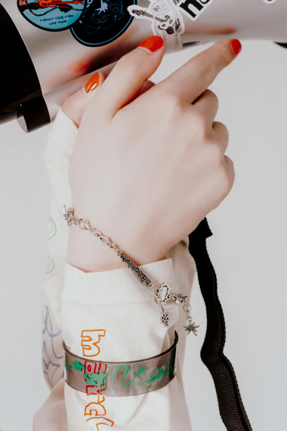 🎧 natori - ONE-MAN LIVE TOUR「行進」 - natorium Silver Bracelet ♪︎