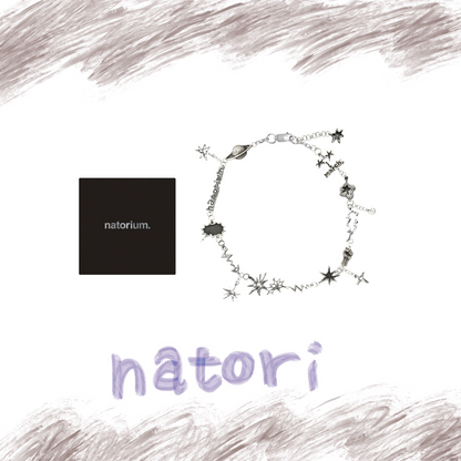 🎧 natori - ONE-MAN LIVE TOUR「行進」 - natorium Silver Bracelet ♪︎