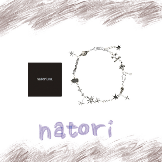 🎧 natori - ONE-MAN LIVE TOUR「行進」 - natorium Silver Bracelet ♪︎