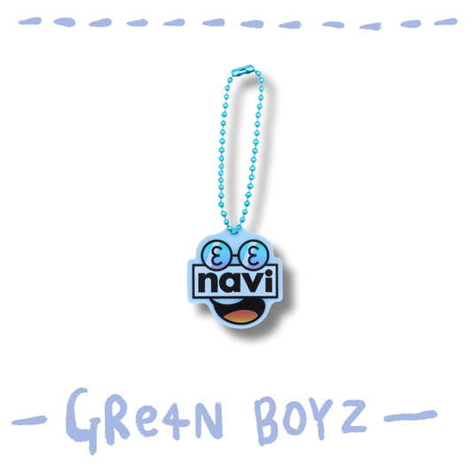 🦷 GRe4N BOYZ - 2025 ❛THE XY❜ 巡迴周邊第1彈 - 與navi【成員LOGO壓克力鑰匙圈(navi)】 ♪︎