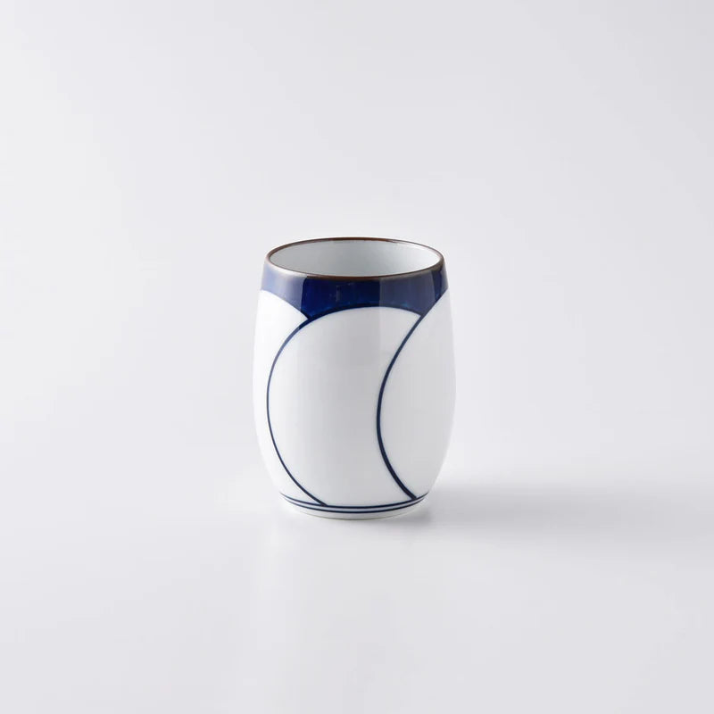 白山陶器 - 輪梅 - 棗茶杯 (大) 青 ♪︎