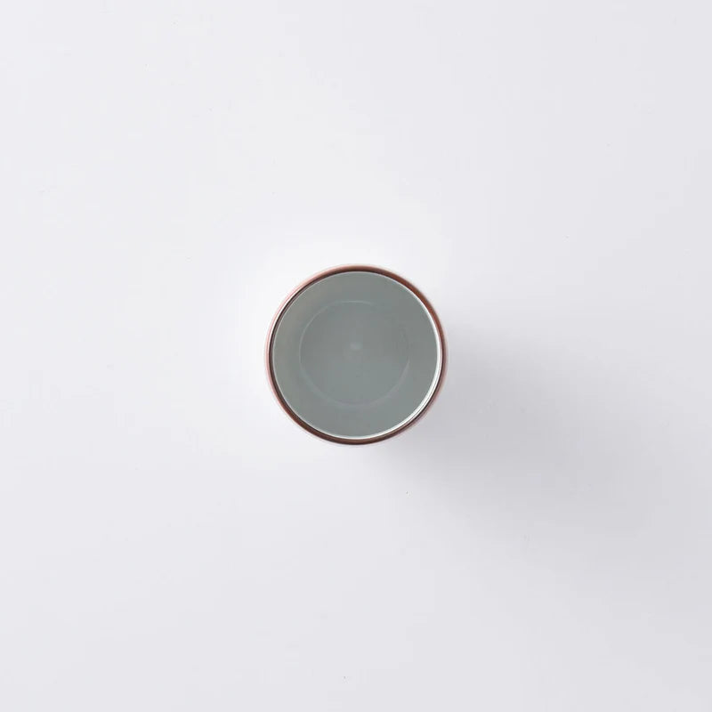 白山陶器 - 輪梅 - 棗茶杯 (小/附蓋) 赤 ♪︎