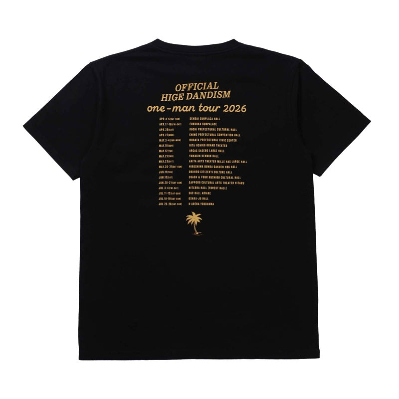 🎹 Official髭男dism - one-man tour 2026 - T-Shirt Black ♪︎