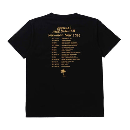 🎹 Official髭男dism - one-man tour 2026 - T-Shirt Black ♪︎