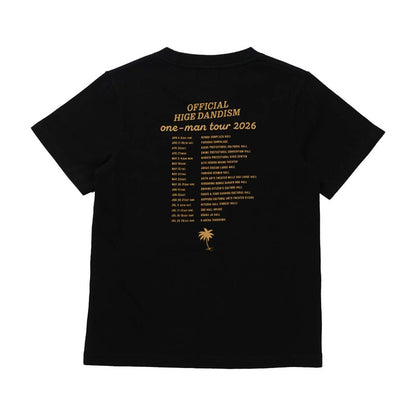 🎹 Official髭男dism - one-man tour 2026 - T-Shirt Black 130 ♪︎