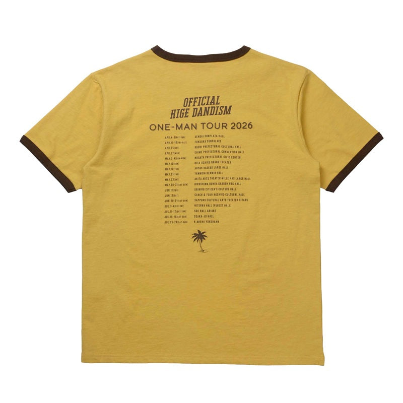 🎹 Official髭男dism - one-man tour 2026 - T-Shirt Mustard ♪︎