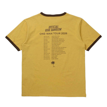 🎹 Official髭男dism - one-man tour 2026 - T-Shirt Mustard ♪︎