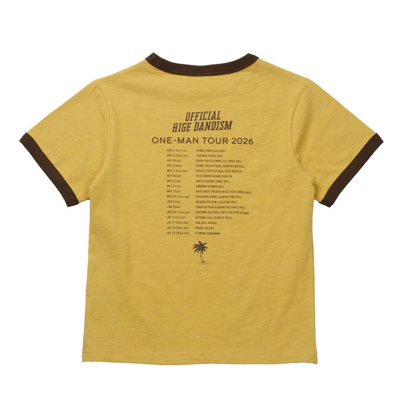 🎹 Official髭男dism - one-man tour 2026 - T-Shirt Mustard 130 ♪︎