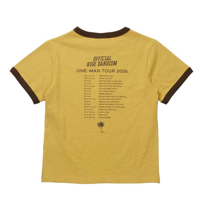 🎹 Official髭男dism - one-man tour 2026 - T-Shirt Mustard 130 ♪︎