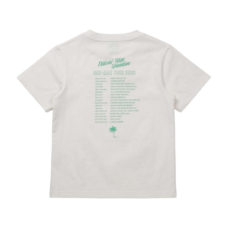 🎹 Official髭男dism - one-man tour 2026 - T-Shirt White 130 ♪︎