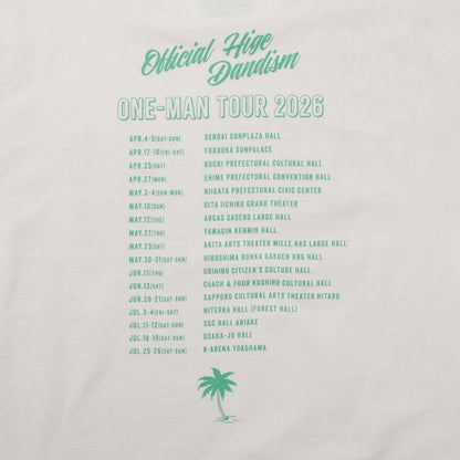 🎹 Official髭男dism - one-man tour 2026 - T-Shirt White 130 ♪︎