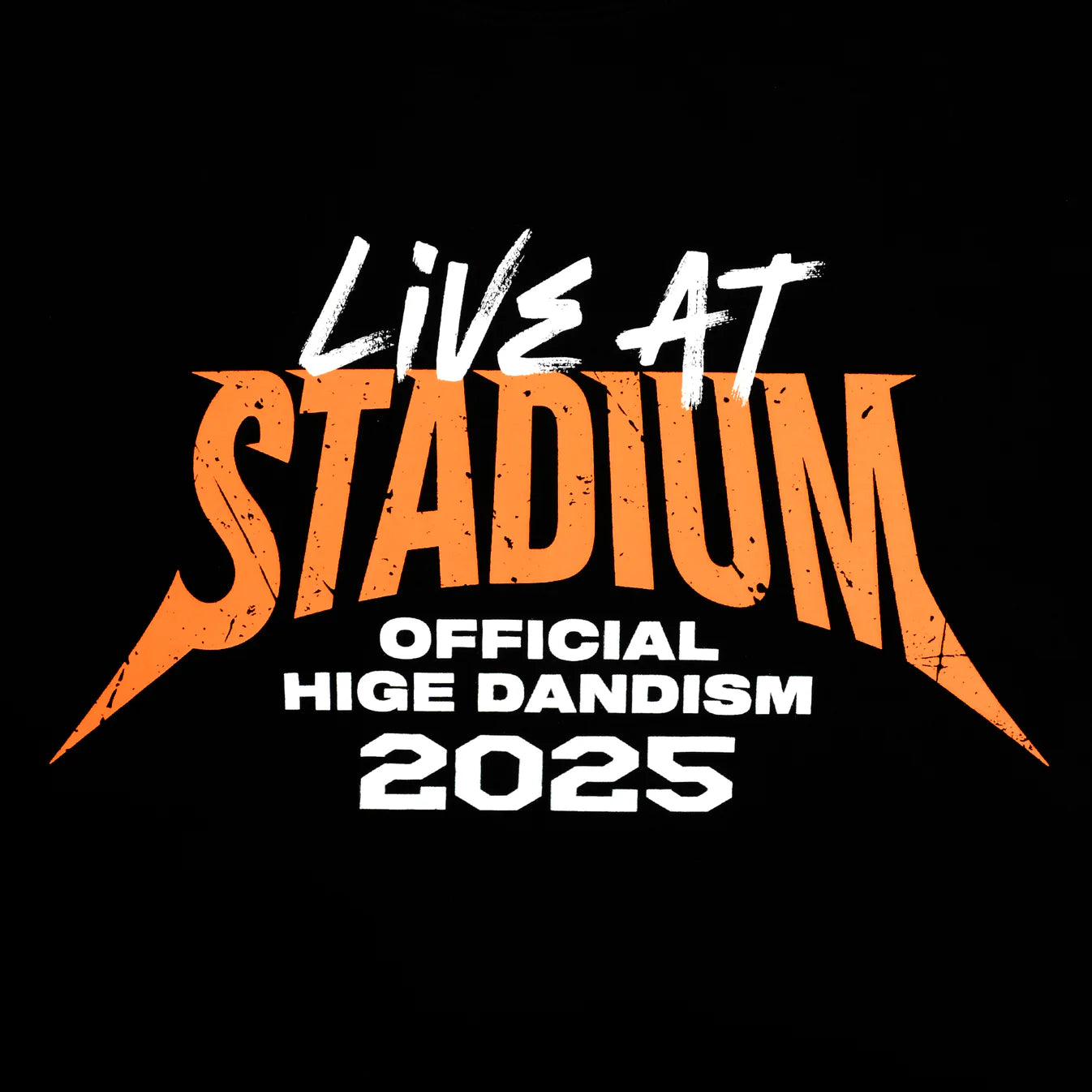🎹 Official髭男dism - LIVE at STADIUM 2025 - STADIUM短袖上衣 ♪︎ - 【長期預購-2025年5月下旬】