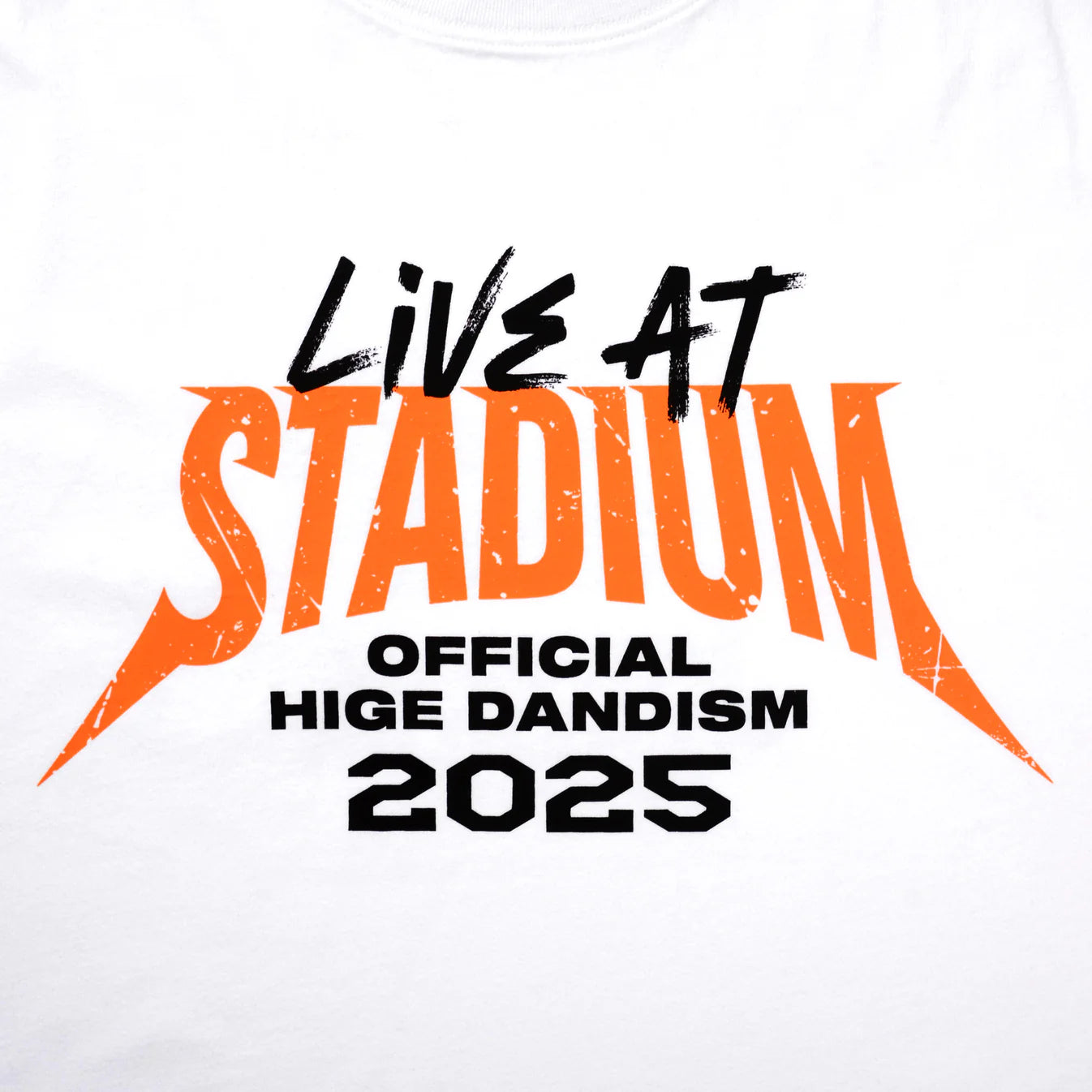🎹 Official髭男dism - LIVE at STADIUM 2025 - STADIUM短袖上衣 ♪︎ - 【長期預購-2025年5月下旬】
