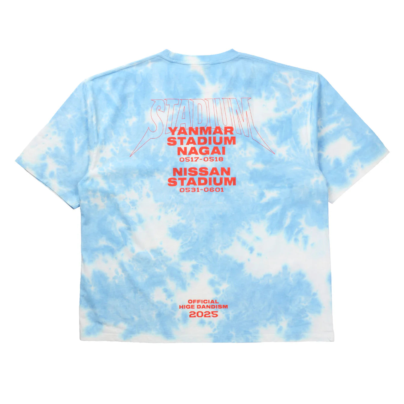 🎹 Official髭男dism - LIVE at STADIUM 2025 - STADIUM短袖上衣 ♪︎ - 【長期預購-2025年5月下旬】