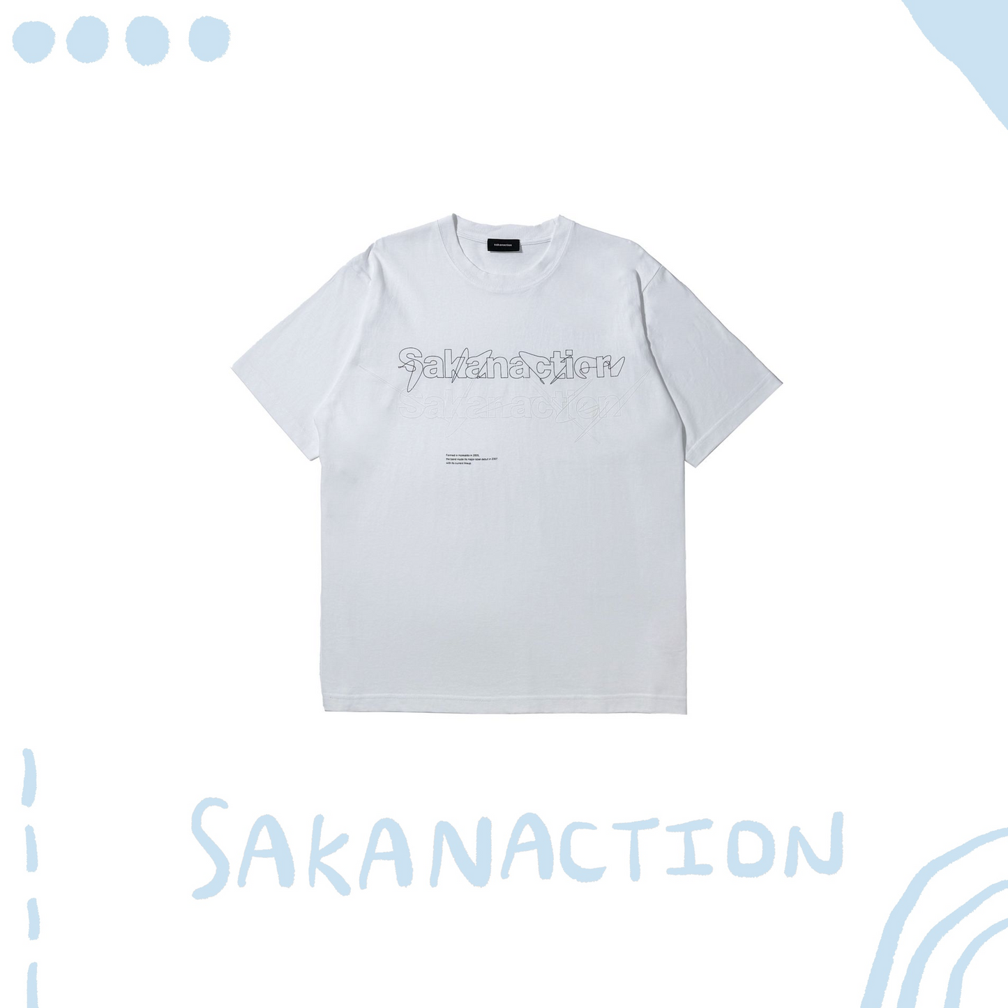 🐟 sakanaction - SAKANACTION 2026 SUMMER - sakanaction GLOW LOGO TEE ♪︎