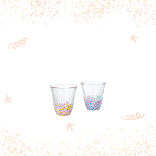 津輕玻璃 - SAKURA SAKURA - SAKURA酒杯組 油菜與藍天 ♪︎