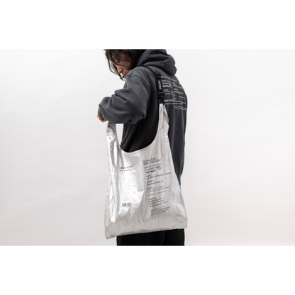 🐟 sakanaction - SAKANACTION 2025 WINTER - GROCERY NYLON BAG SILVER ♪︎