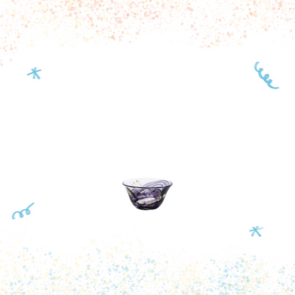 津輕玻璃 - 睡魔燈火 - 日式酒杯 墨 SUMI ♪︎