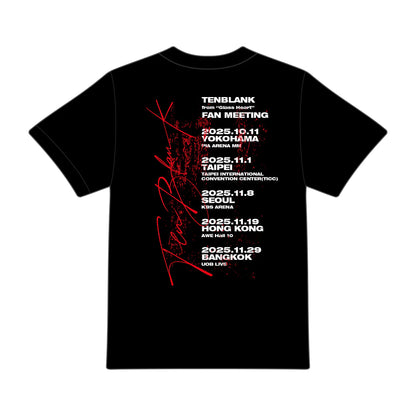 ⬜ TENBLANK - TOUR T-SHIRT (Black) ♪︎ - 【中期預購-10月中旬】