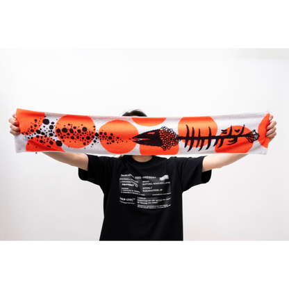 🐟 sakanaction - SAKANACTION 2025 WINTER - MUFFLER TOWEL POLKA DOTS O/W ♪︎