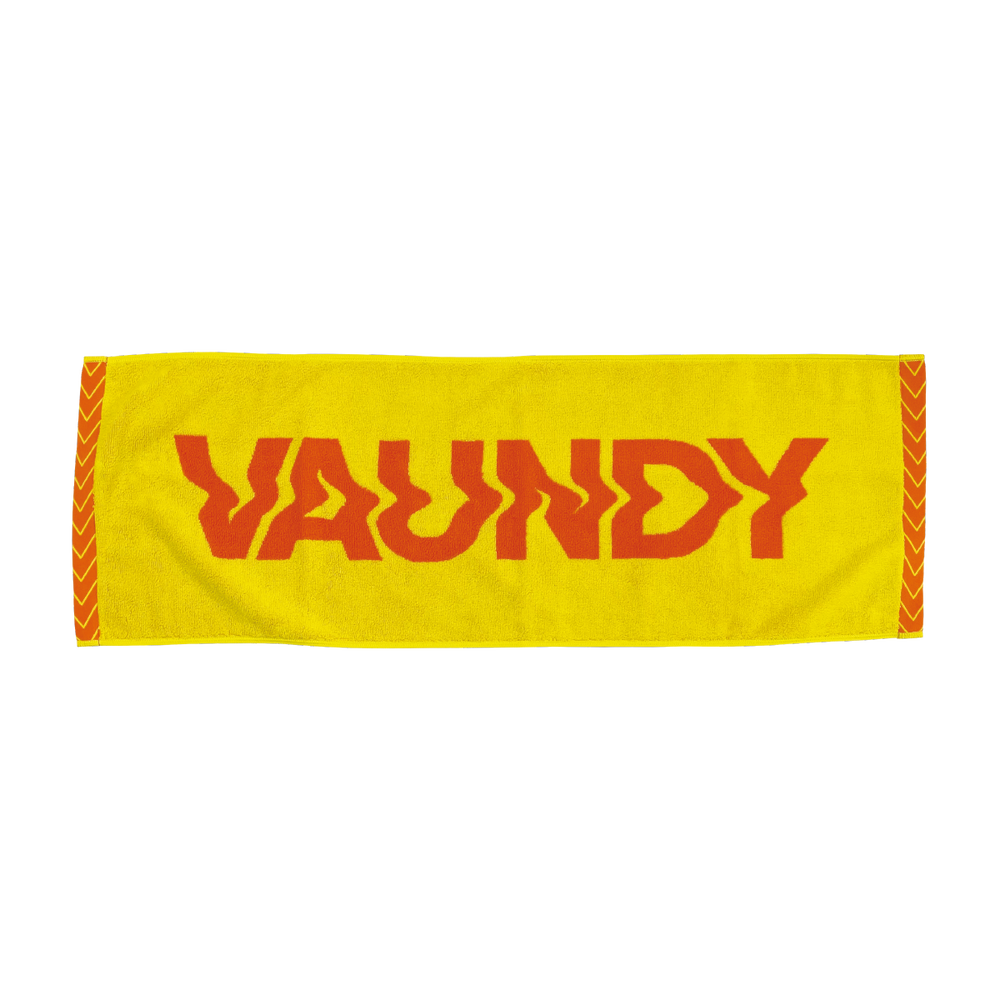 🍥 Vaundy - Logo Jacquard Towel [Yellow×Orange] ♪︎