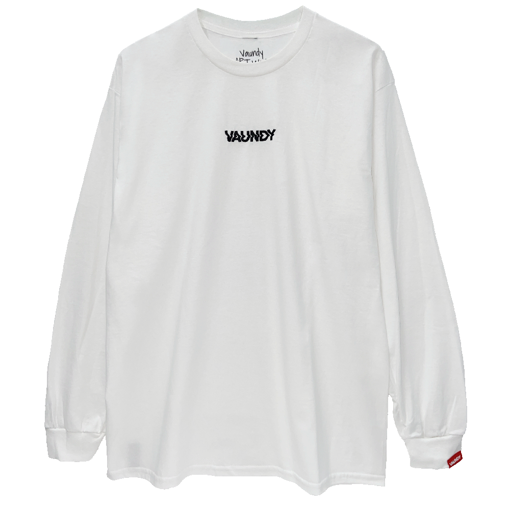 🍥 Vaundy - Logo Long Sleeve T-Shirts[White] ♪︎