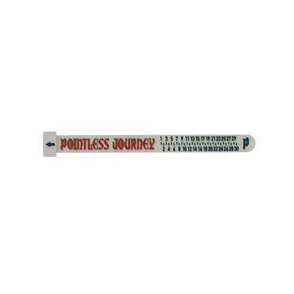 👑🐂 Pointless Journey 常田大希 - 橡膠量尺戒指– 白色 ♪︎ - 【長期預購-2026/01】