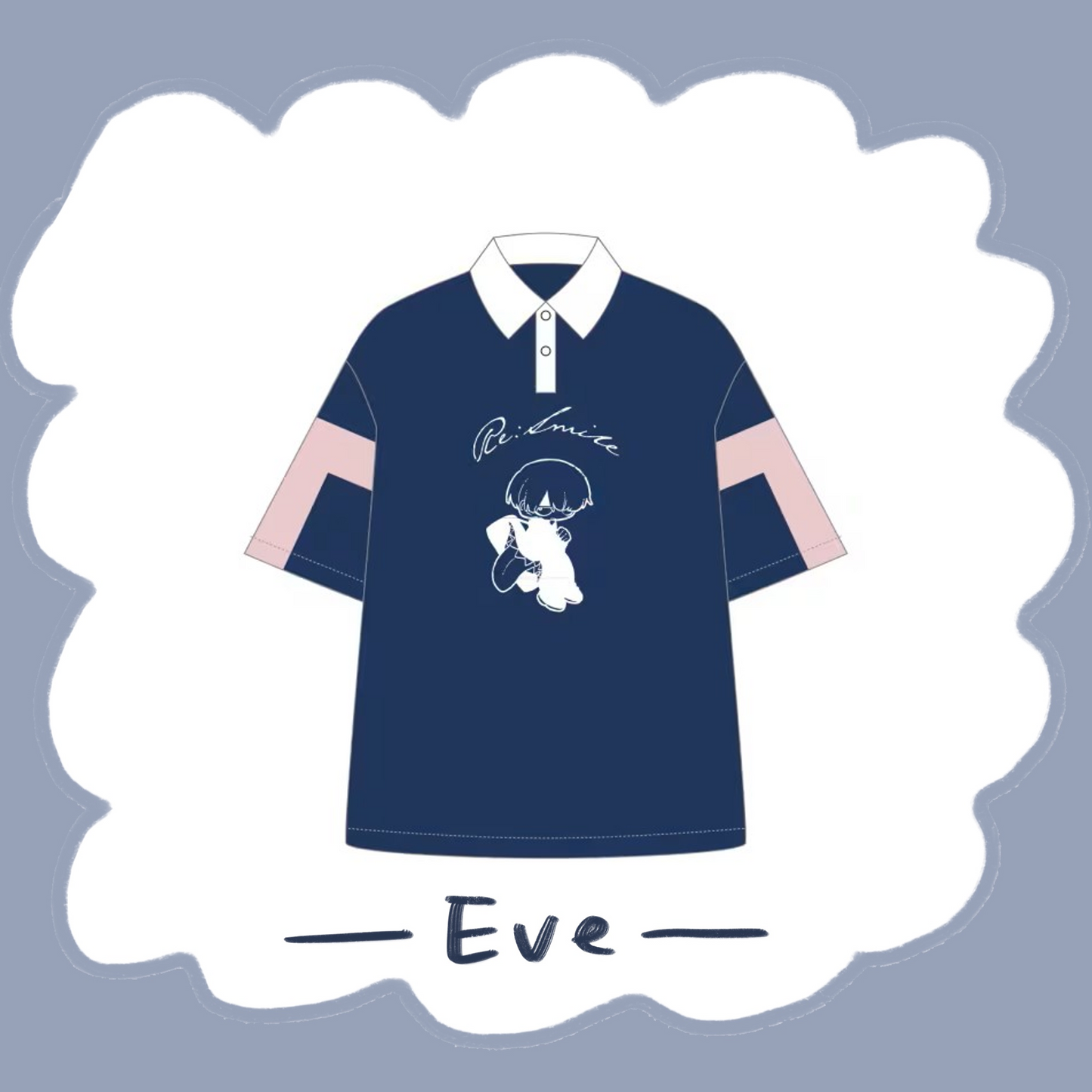 🎮 Eve - Eve Live 2026 [Re:Smile] - Polo衫 [navy×sakura] ♪︎ - 【中期預購-6月中旬】
